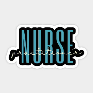 Nurse Practitioner, Nurse Student Graduation Sticker